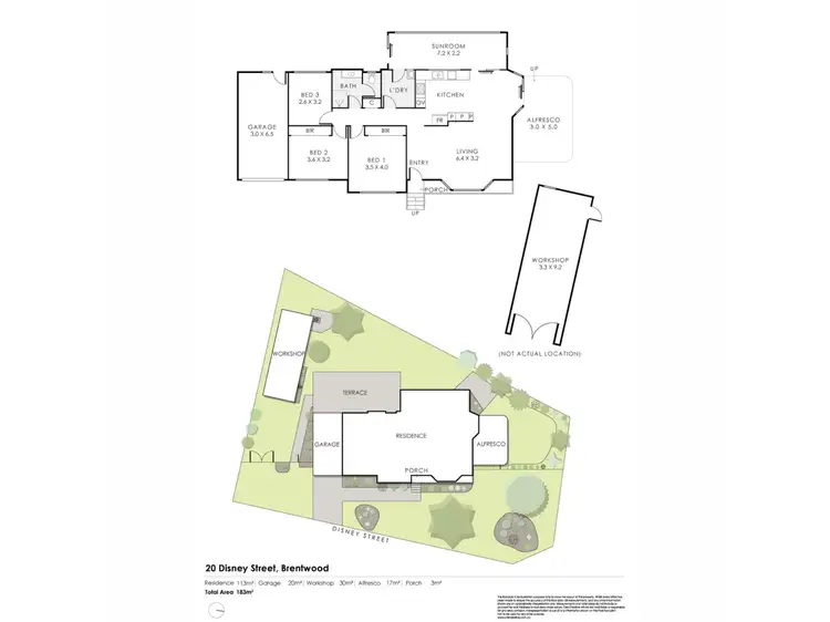 Floorplan of Homely house listing, 20 Disney Street, Brentwood WA 6153