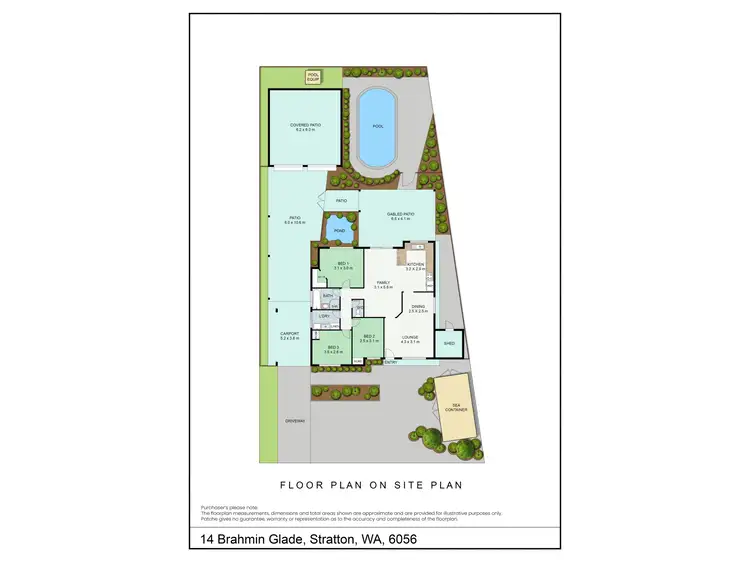 Floorplan of Homely house listing, 14 Brahmin Glade, Stratton WA 6056