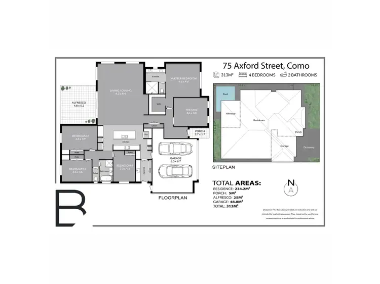 Floorplan of Homely house listing, 75 Axford Street, Como WA 6152