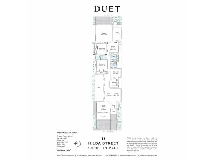 Floorplan of Homely house listing, 12 Hilda Street, Shenton Park WA 6008