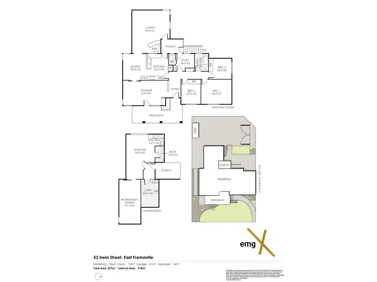 Floorplan of Homely house listing, 53 IRWIN STREET, East Fremantle WA 6158
