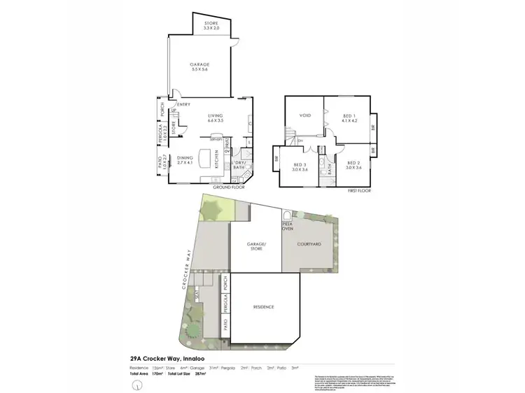 Floorplan of Homely house listing, 29A Crocker Way, Innaloo WA 6018