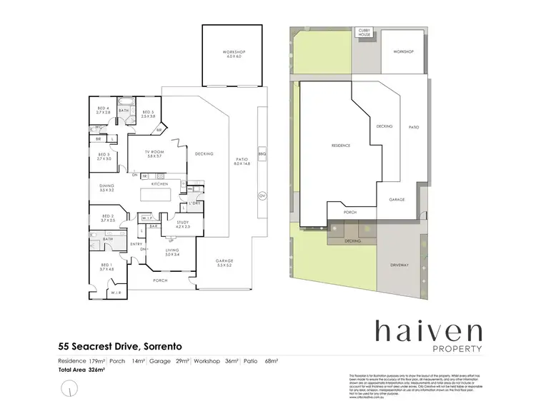 Floorplan of Homely house listing, 55 Seacrest Drive, Sorrento WA 6020