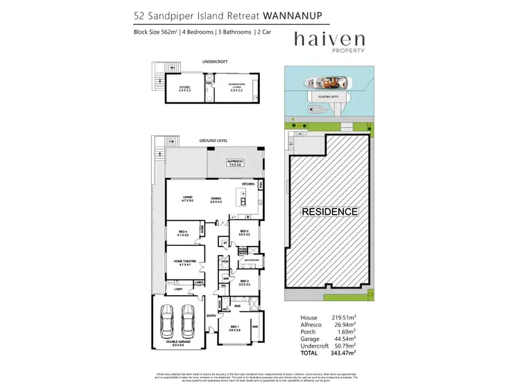 Floorplan of Homely house listing, 52 SANDPIPER ISLAND RETREAT, Wannanup WA 6210