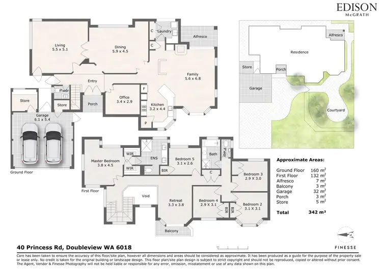Floorplan of Homely house listing, 40 Princess Road, Doubleview WA 6018