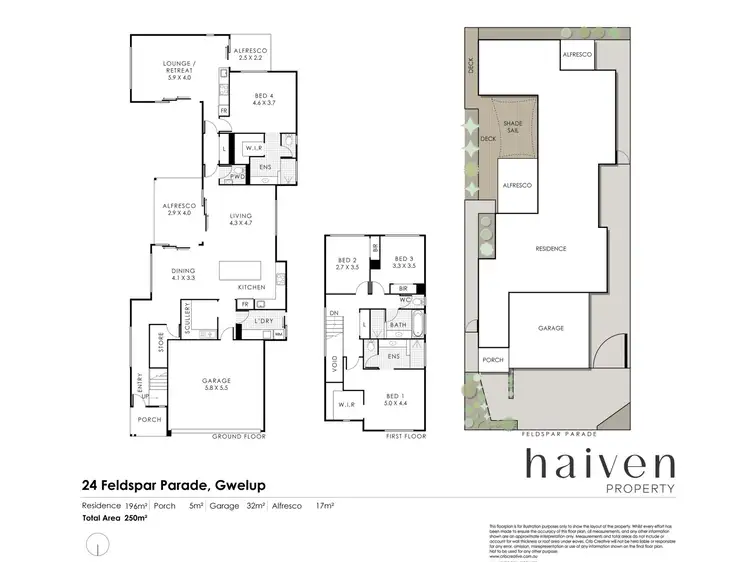 Floorplan of Homely house listing, 24 Feldspar Parade, Gwelup WA 6018