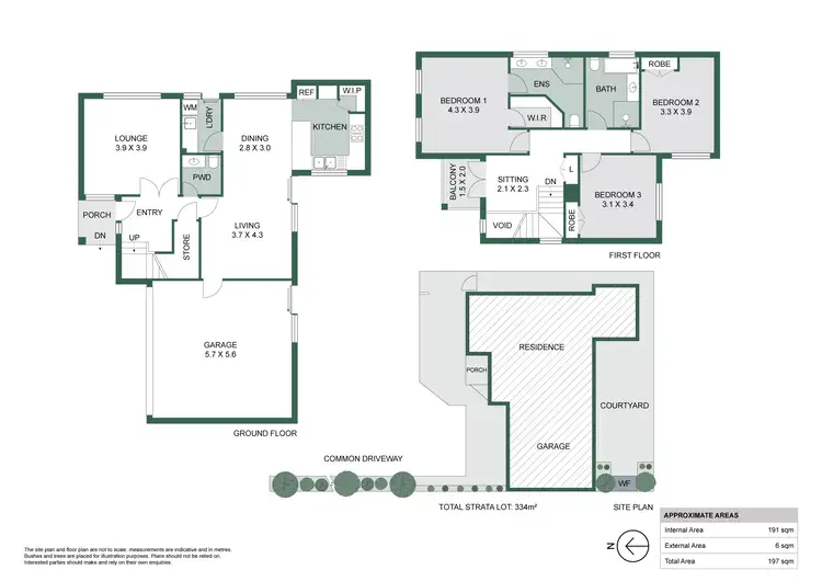 Floorplan of Homely house listing, 44B Swanston Street, Yokine WA 6060