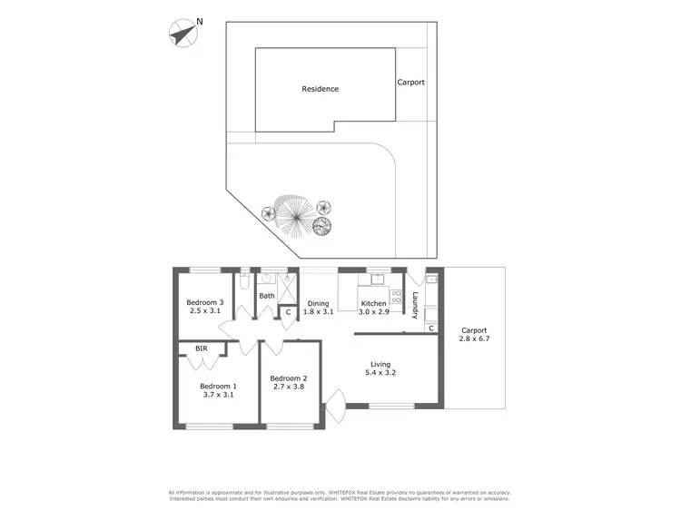Floorplan of Homely house listing, 19 Nyara Crescent, Craigie WA 6025