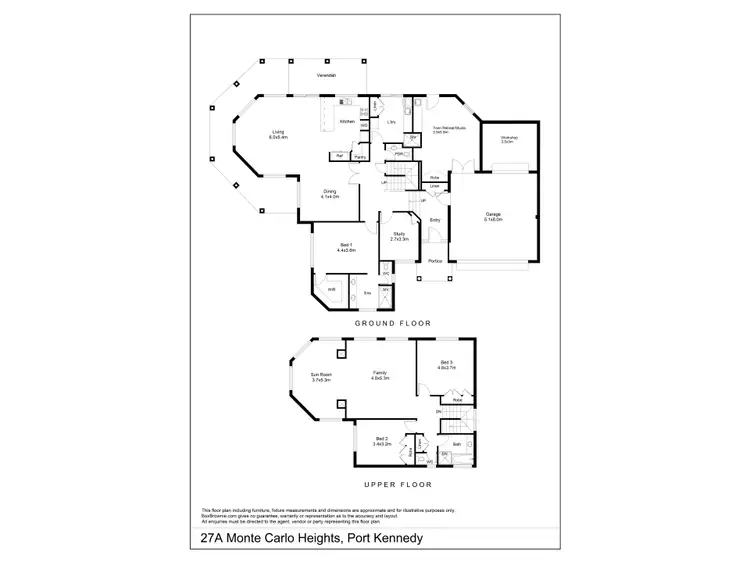 Floorplan of Homely house listing, 27A Monte Carlo Heights, Port Kennedy WA 6172