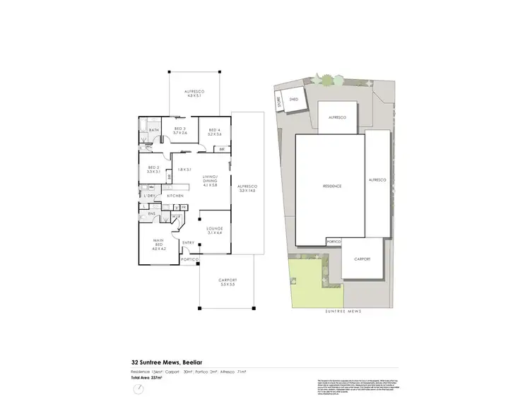 Floorplan of Homely house listing, 32 Suntree Mews, Beeliar WA 6164