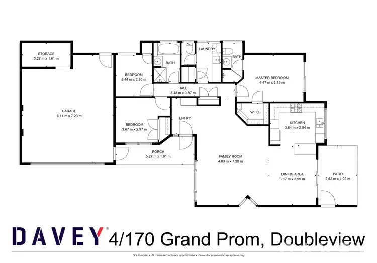 Floorplan of Homely villa listing, 4/170 Grand Promenade, Doubleview WA 6018