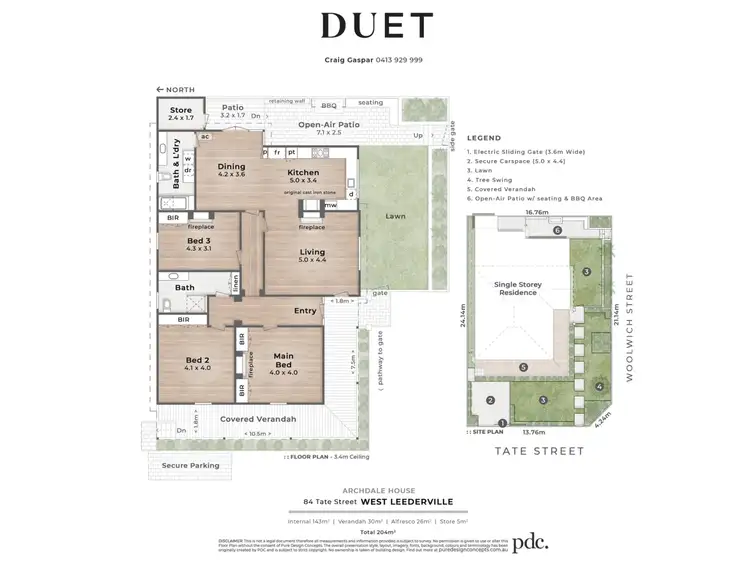Floorplan of Homely house listing, 84 Tate Street, West Leederville WA 6007