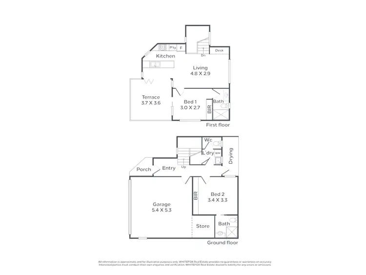 Floorplan of Homely townhouse listing, 9/13 Bold Court, Leederville WA 6007