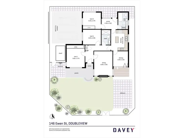 Floorplan of Homely house listing, 146 Ewen Street, Doubleview WA 6018
