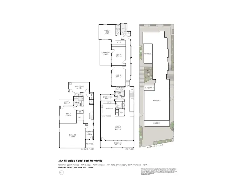 Floorplan of Homely house listing, 39a Riverside Road, East Fremantle WA 6158