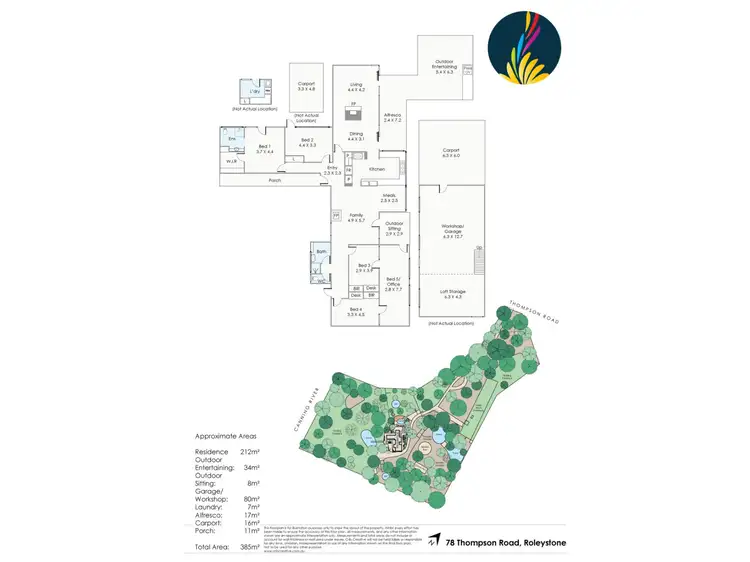 Floorplan of Homely house listing, 78 Thompson Road, Roleystone WA 6111