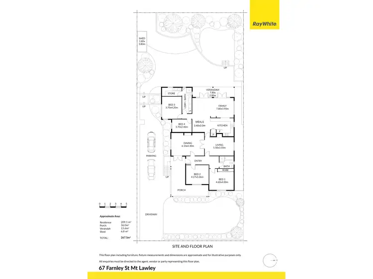 Floorplan of Homely house listing, 67 Farnley Street, Mount Lawley WA 6050