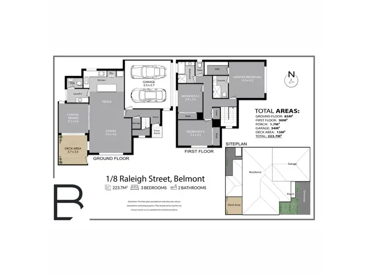 Floorplan of Homely townhouse listing, 1/8 Raleigh Street, Belmont WA 6104