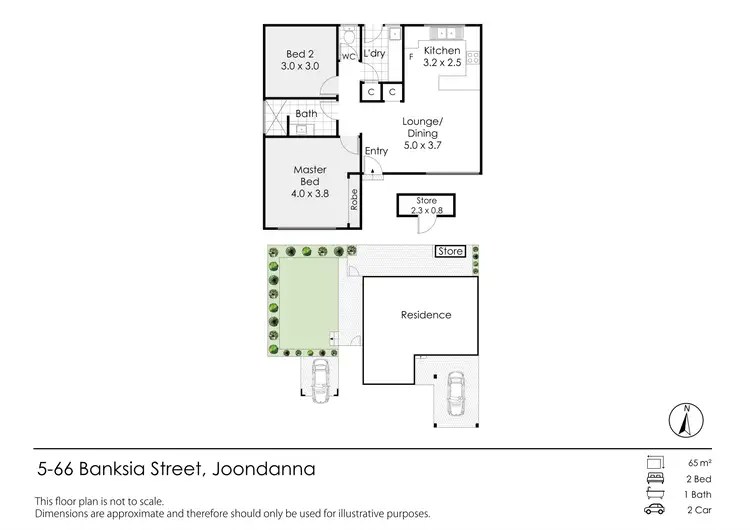 Floorplan of Homely villa listing, 5/66 Banksia Street, Joondanna WA 6060
