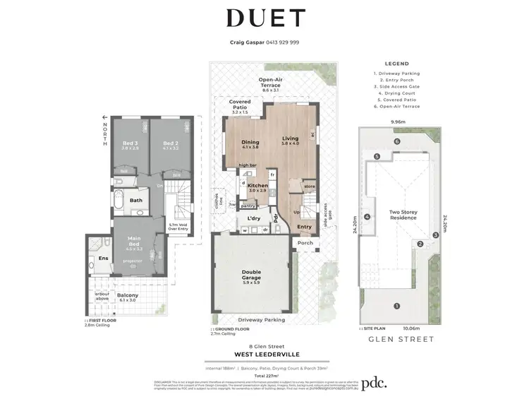 Floorplan of Homely house listing, 8 Glen Street, West Leederville WA 6007