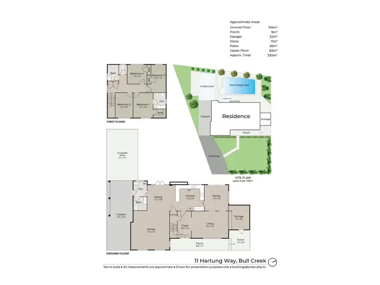 Floorplan of Homely house listing, 11 Hartung Way, Bull Creek WA 6149