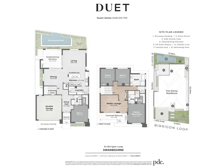 Floorplan of Homely house listing, 34 Birrigon Loop, Swanbourne WA 6010