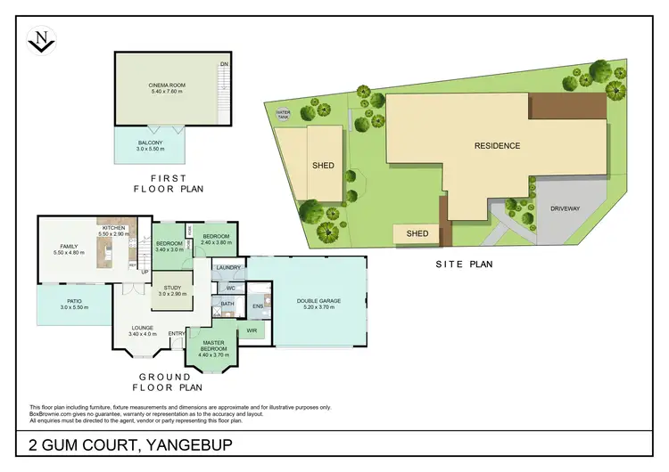Floorplan of Homely house listing, 2 Gum Court, Yangebup WA 6164