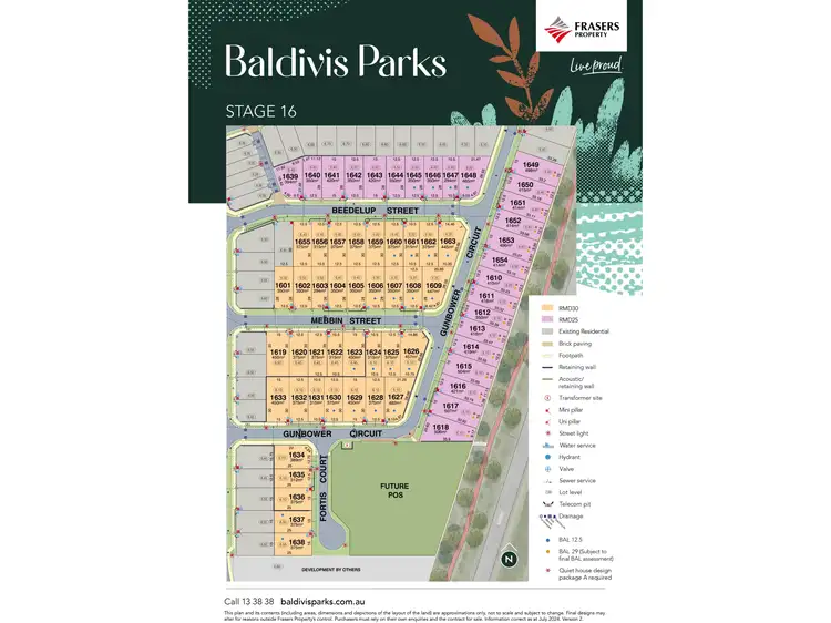 Floorplan of Homely land listing, Lot 1653, Gunbower Circuit, Baldivis WA 6171
