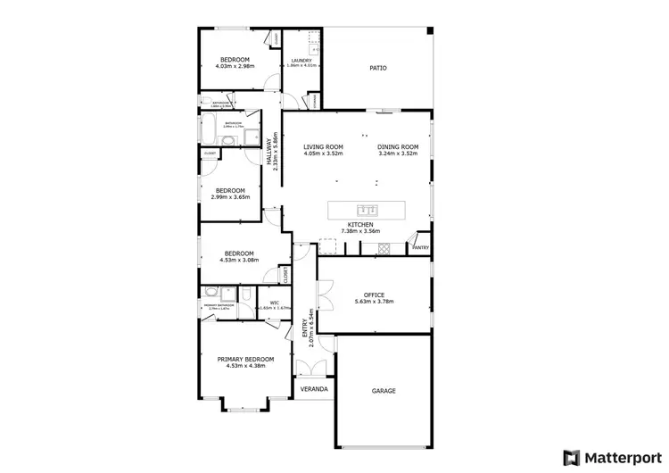 Floorplan of Homely house listing, 4 Deanmore Bend, Hammond Park WA 6164