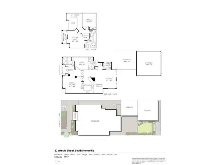 Floorplan of Homely house listing, 22 Wardie Street, South Fremantle WA 6162