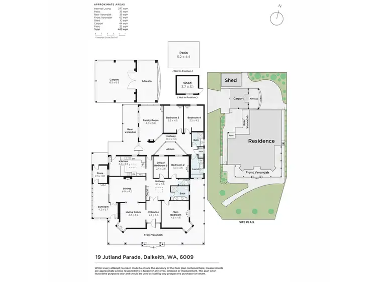 Floorplan of Homely house listing, 19 Jutland Parade, Dalkeith WA 6009