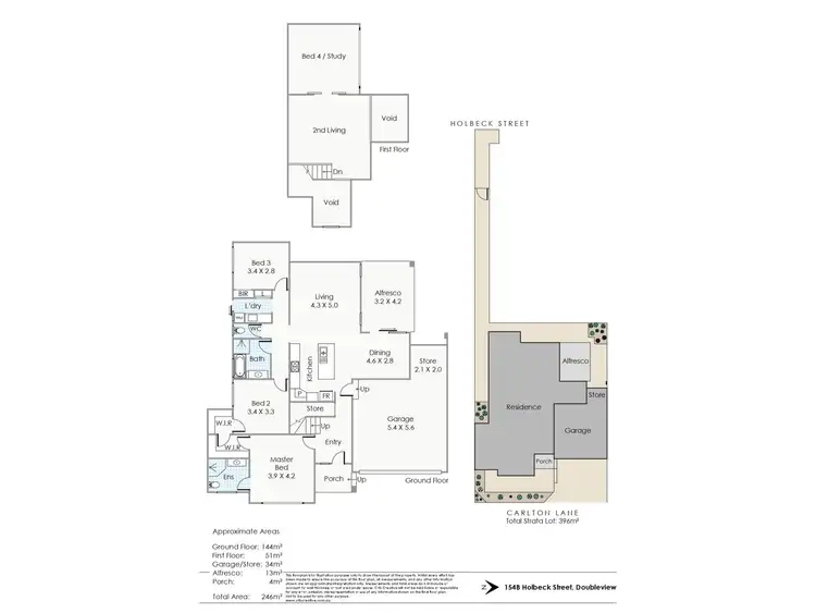 Floorplan of Homely house listing, 154B Holbeck Street, Doubleview WA 6018