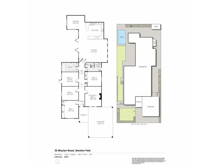 Floorplan of Homely house listing, 33 Waylen Road, Shenton Park WA 6008
