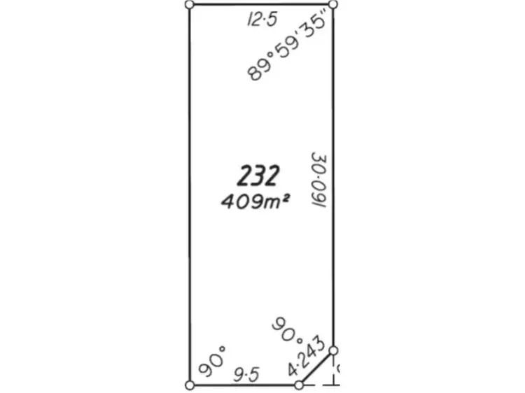 Floorplan of Homely land listing, 24 Windermere Circuit, Success WA 6164