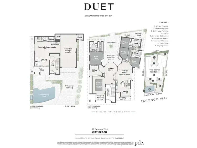 Floorplan of Homely house listing, 23 Tarongo Way, City Beach WA 6015