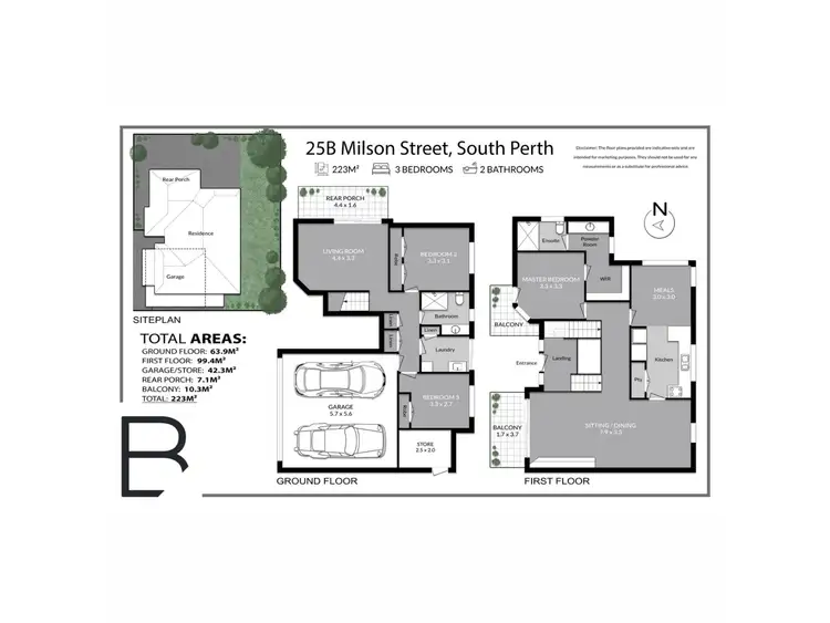 Floorplan of Homely house listing, 25b Milson Street, South Perth WA 6151