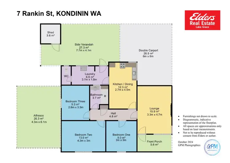 Floorplan of Homely house listing, 7 Rankin Street, Kondinin WA 6367