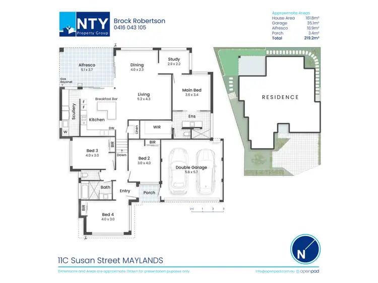 Floorplan of Homely house listing, 11C Susan Street, Maylands WA 6051