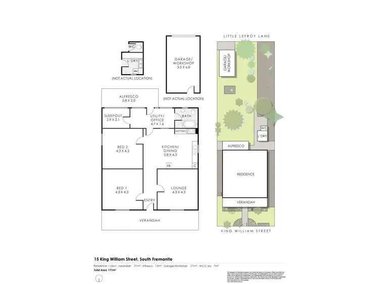 Floorplan of Homely house listing, 15 King William Street, South Fremantle WA 6162