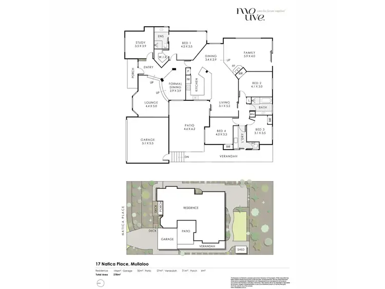 Floorplan of Homely house listing, 17 Natica Place, Mullaloo WA 6027