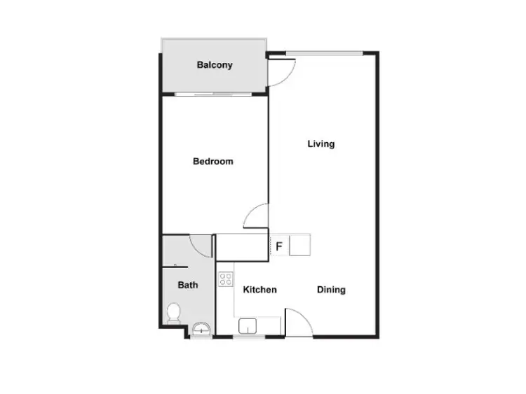 Floorplan of Homely apartment listing, 27/290 STIRLING STREET, Perth WA 6000