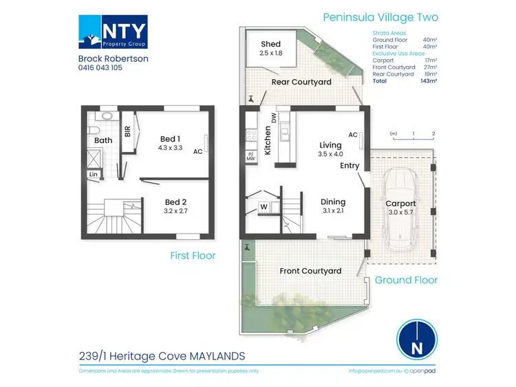 Floorplan of Homely townhouse listing, 239/1 Heritage Cove, Maylands WA 6051
