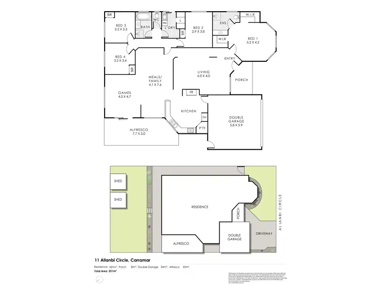 Floorplan of Homely house listing, 11 Allanbi Circle, Carramar WA 6031