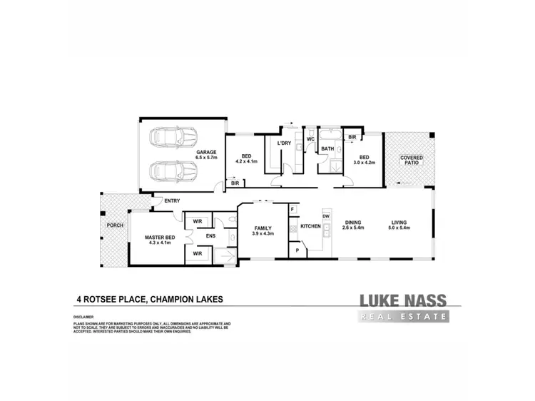 Floorplan of Homely house listing, 4 Rotsee Place, Champion Lakes WA 6111