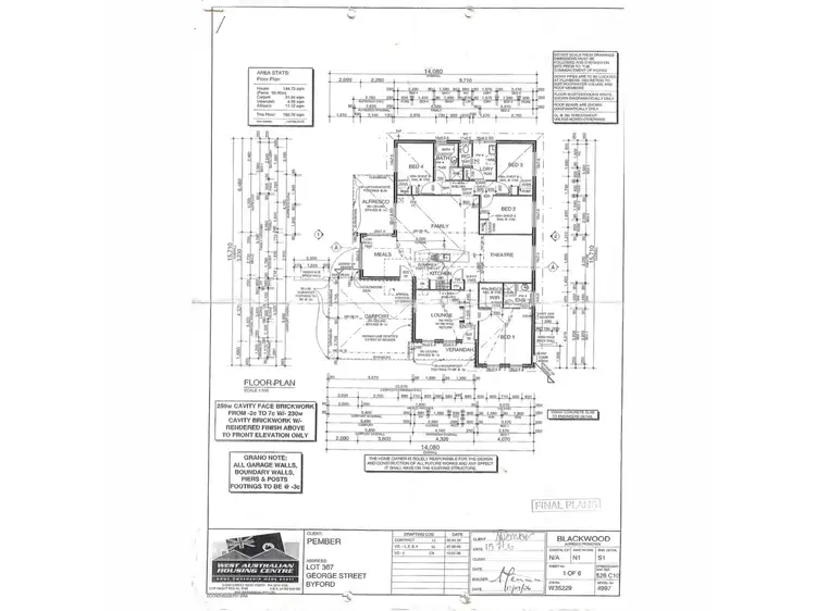 Floorplan of Homely house listing, 41 George Street, Byford WA 6122