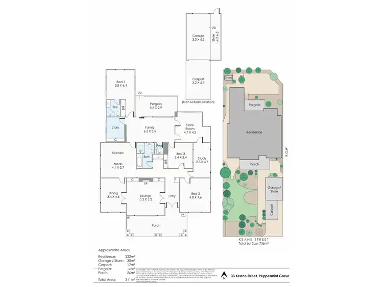 Floorplan of Homely house listing, 33 Keane Street, Peppermint Grove WA 6011