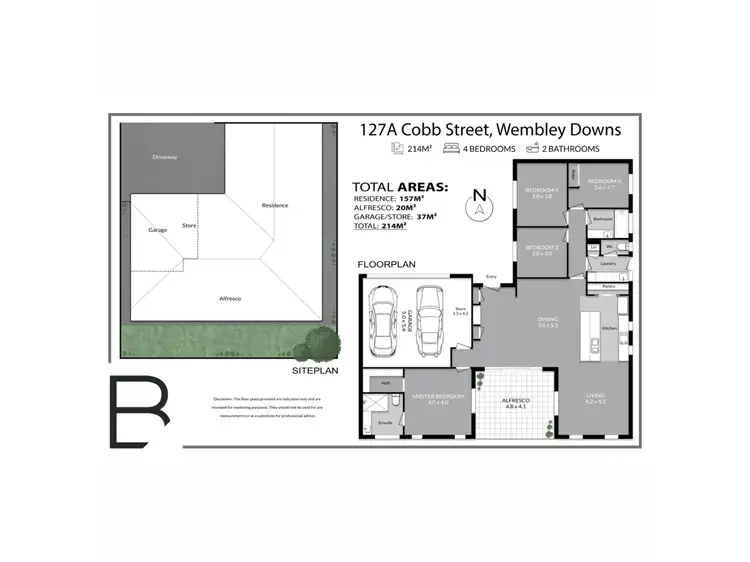 Floorplan of Homely house listing, 127A Cobb Street, Wembley Downs WA 6019
