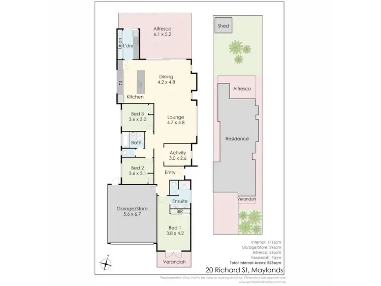 Floorplan of Homely house listing, 20 Richard Street, Maylands WA 6051