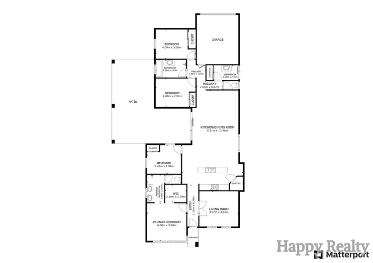 Floorplan of Homely house listing, 4 Tringa Crescent, Harrisdale WA 6112