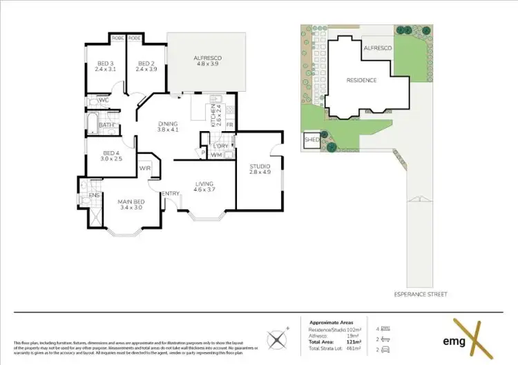 Floorplan of Homely house listing, 45A Esperance Street, East Victoria Park WA 6101